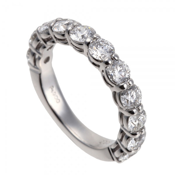 ダイヤモンド PTリング(計2.0カラット/Dカラー/VVS1/3EX(H&C)/4月誕生石/グレーディングレポート付き)