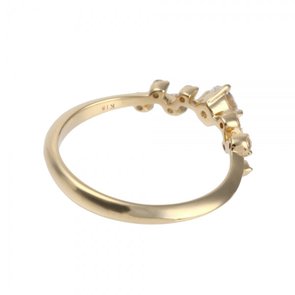 ダイヤモンド K18リング(0.2カラット/Dカラー/VS1/3EX(H&C)/一粒/4月誕生石/グレーディングレポート付き)《JRGD1359》