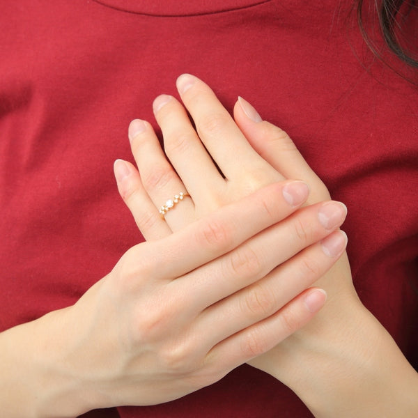 ダイヤモンド K18リング(0.2カラット/Dカラー/VS1/3EX(H&C)/一粒/4月誕生石/グレーディングレポート付き)《JRGD1359》