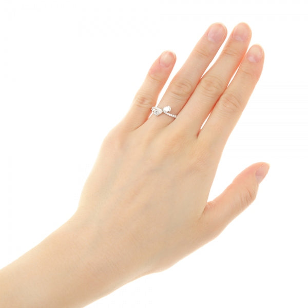 ダイヤモンド PTリング(計0.6カラット/Dカラー/IF(インターナリーフローレス)/ペアシェイプ/4月誕生石/GIAグレーディングレポート付き)《JRGD1357》