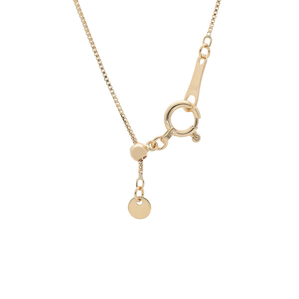 ブラウンダイヤモンド/ダイヤモンド K18ネックレス(0.25カラット/4月誕生石/グレーディングレポート付き)《JPDD1513》