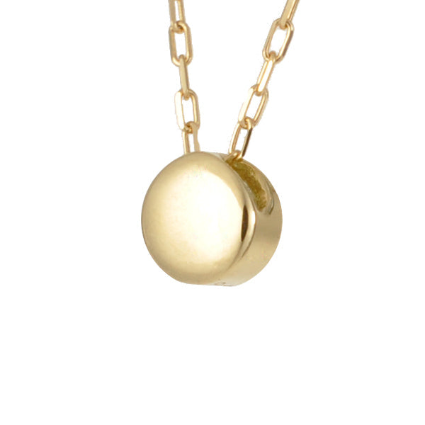 ダイヤモンド K18ネックレス(0.15カラット/HカラーUP/SI2UP/GoodUP/一粒/イニシャル/4月誕生石)《JPDD1248》