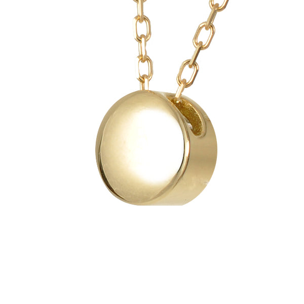 ダイヤモンド K18ネックレス(0.5カラット/HカラーUP/SI2UP/GoodUP/一粒/イニシャル/4月誕生石)《JPDD1251》