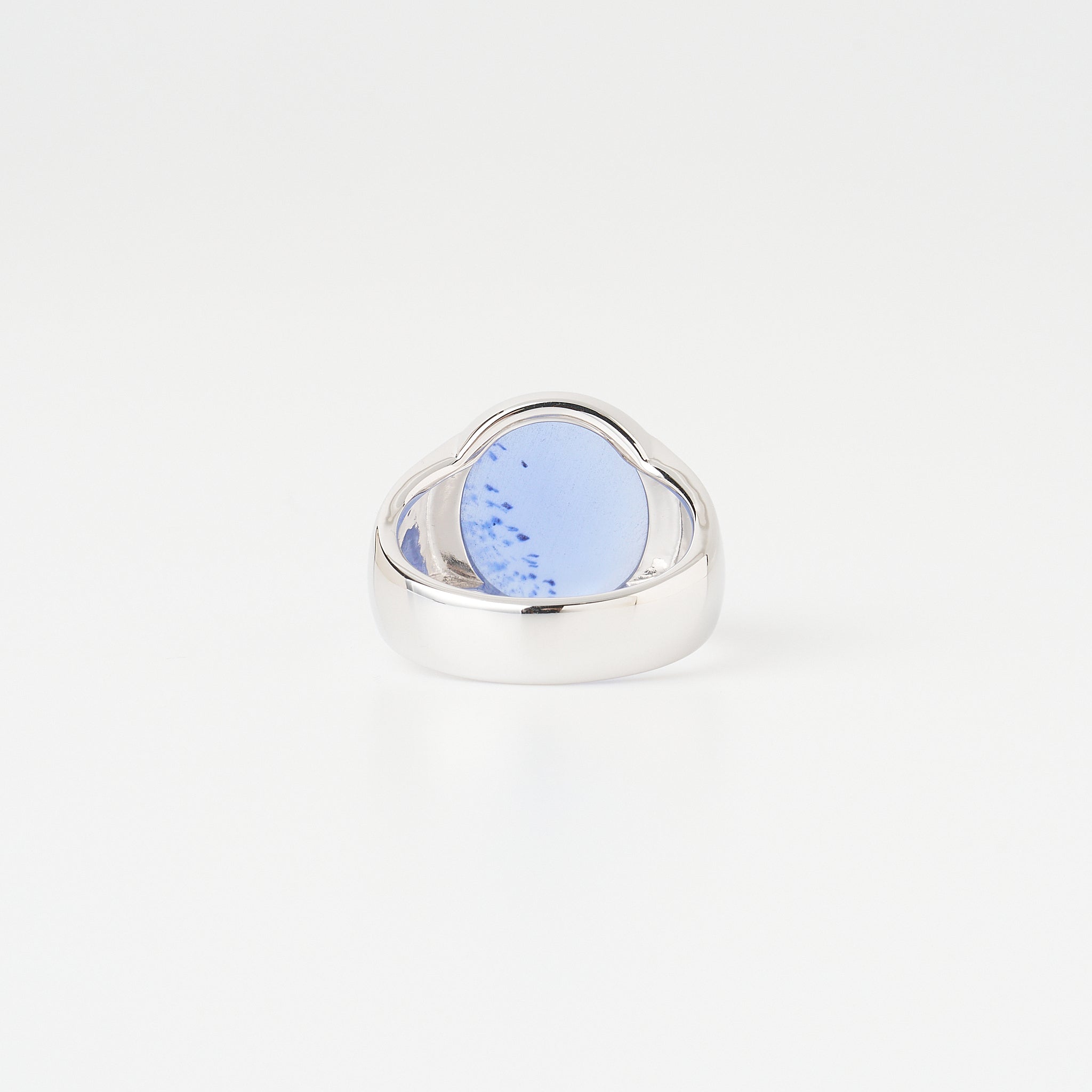 サファイア シルバーリング(LGS/Bloom/オーバル)《WRGGS013》