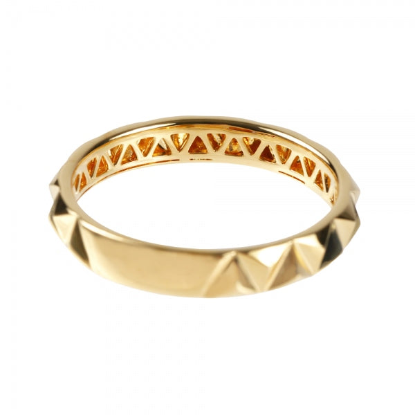 K18リング(サンカク/カットリング/S/Mサイズ/ユニセックス)《ORGY1816》