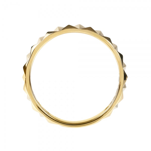 K18リング(サンカク/カットリング/M/Lサイズ/ユニセックス)《ORGY1817》