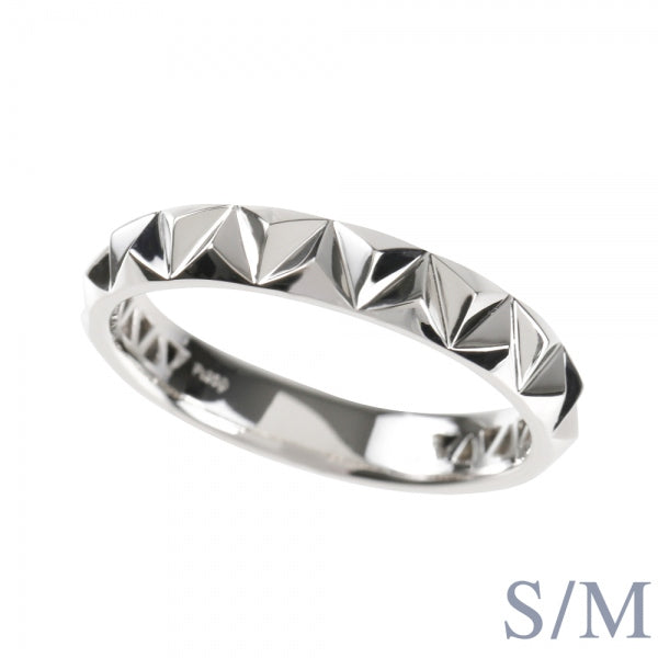 プラチナリング(サンカク/カットリング/S/Mサイズ/ユニセックス)《ORGY1818》