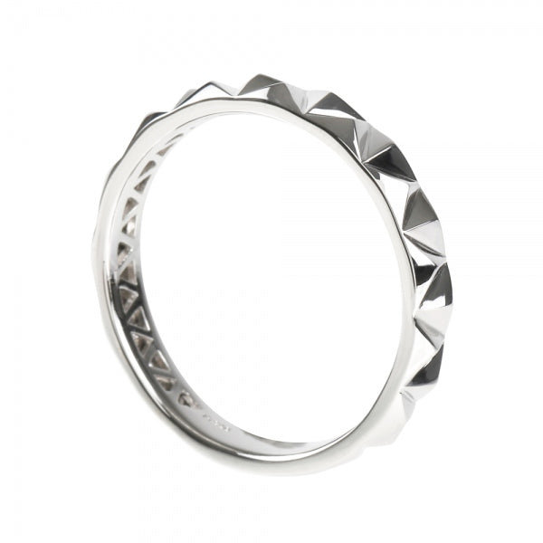 プラチナリング(サンカク/カットリング/M/Lサイズ/ユニセックス)《ORGY1819》