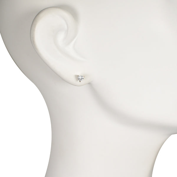 ダイヤモンド プラチナピアス(計0.6カラット/GカラーUP/SI1UP/スタッド/ハート/4月誕生石)《JEPD1218》