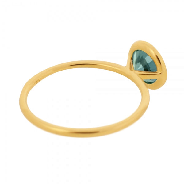 アレキサンドライト K18リング(クレサンベール/1カラットUP/フクリン/6月誕生石)《WRGA3580》