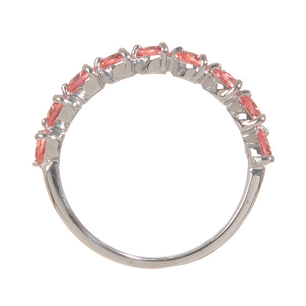 パパラチアサファイア K18リング(クレサンベール/ハートモチーフ/9月誕生石)《BRGP7618》