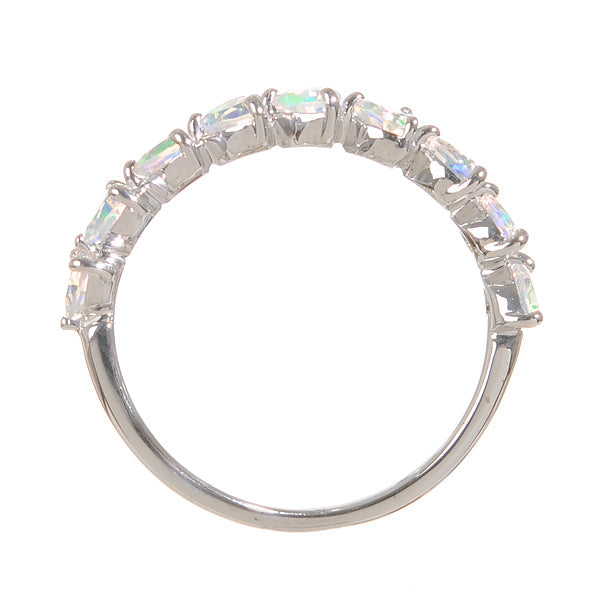 ウォーターオパール K18リング(クレサンベール/ハートモチーフ/10月誕生石)《BRGW7618》