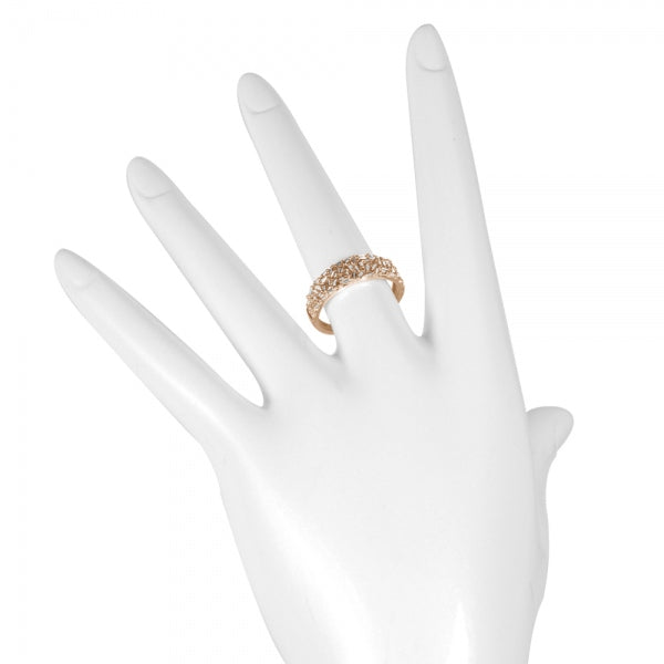 ダイヤモンド K18リング(計0.35カラット/テーパーバケット/パヴェ/4月誕生石)《WRGD3519》