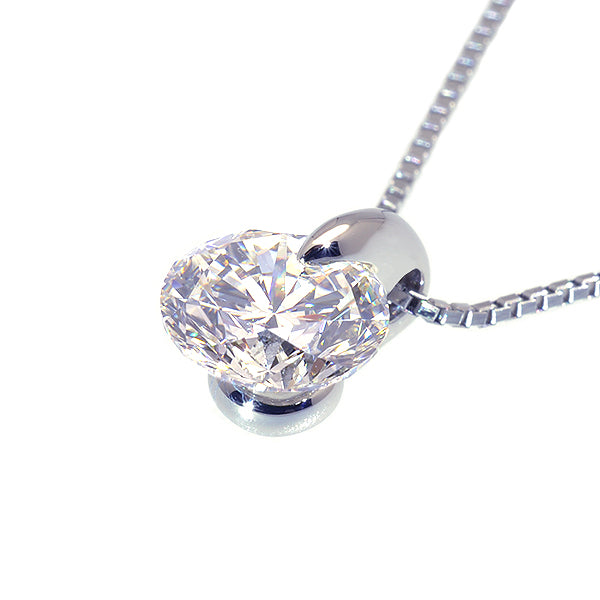 ダイヤモンド プラチナネックレス(2.0カラット/大特価/一粒/4月誕生石/グレーディングレポート付き)《JPDD1192》