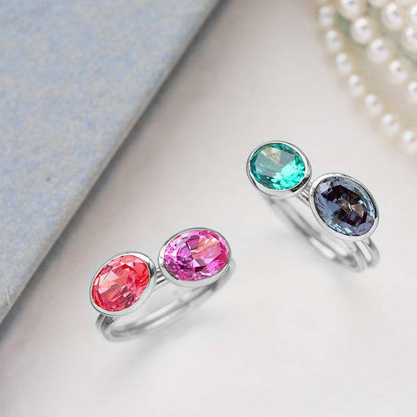 ルビー プラチナリング(クレサンベール/1カラットUP/オーバル/フクリン/7月誕生石)《WRGR3592》