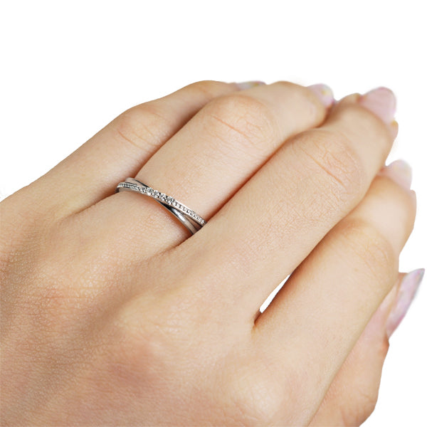 ダイヤモンド プラチナリング(4月誕生石)《WRGD9002》