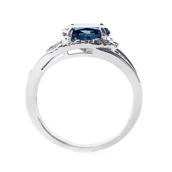 アレキサンドライト/ダイヤモンド K18リング(クレサンベール/オーバル/6月誕生石)《WRGA2945》