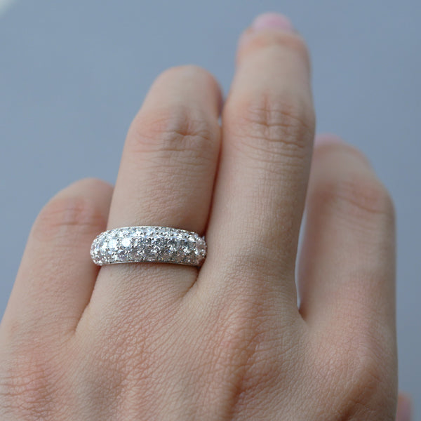 ダイヤモンド PTリング(計2.0カラット/パヴェ/4月誕生石)《WRGD2549》