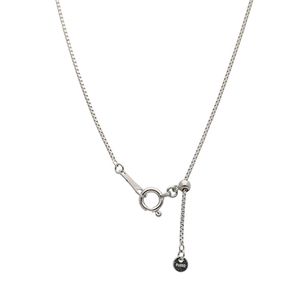 ダイヤモンド PTネックレス(0.3カラット/Dカラー/VVS1/オーバル/一粒/4月誕生石/GIAグレーディングレポート付き)《JPDD1541》