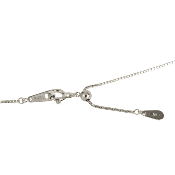 グリーンクリソベリル プラチナネックレス(クレサンベール/2カラットUP/ラウンドブリリアント)《WPDV2581》