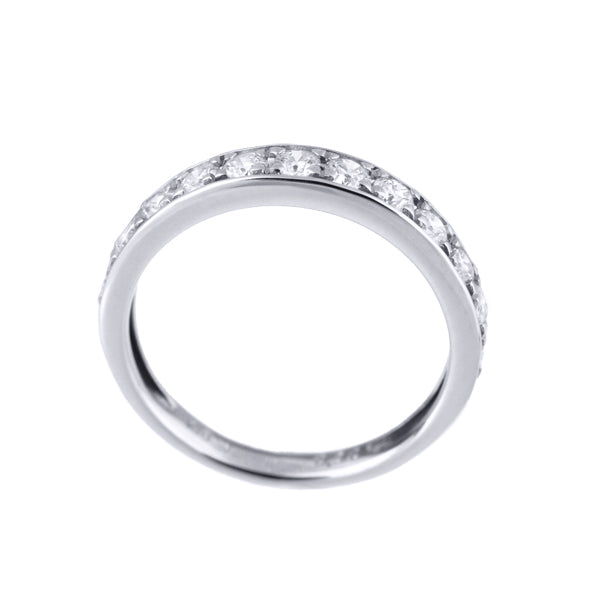 ダイヤモンド プラチナリング(計0.3カラット/ピンキーリング/ハーフエタニティ/4月誕生石)《B03D3135》