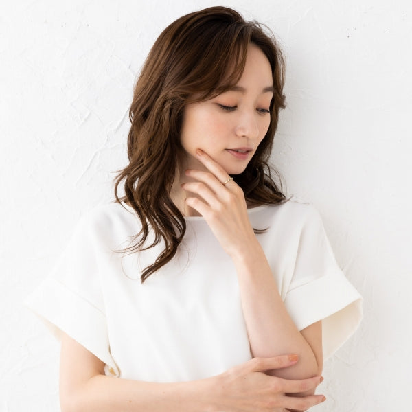 エメラルド/ダイヤモンド K18リング(クレサンベール/マット/5月誕生石)《WRGE4097》