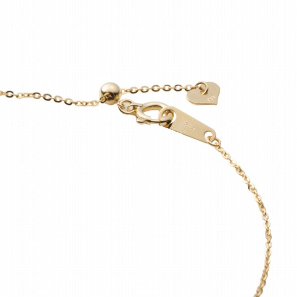 ダイヤモンド K18ネックレス(計0.2カラット/テーパーバケット/クロスモチーフ/ベゼル/4月誕生石)《WPDD3497》