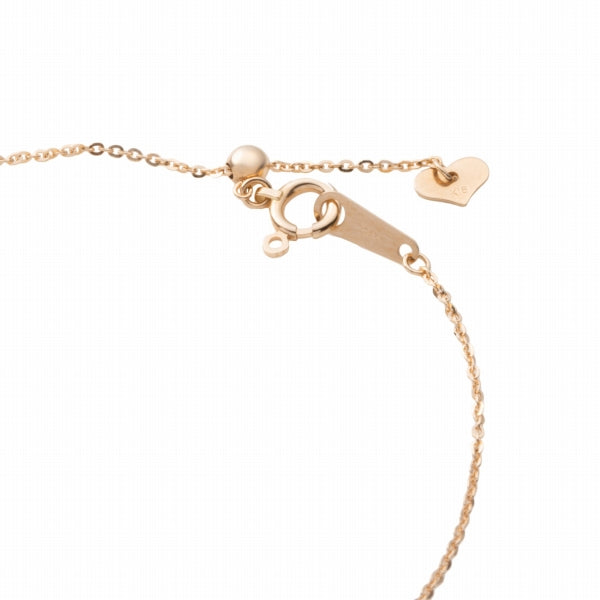 ダイヤモンド K18ネックレス(計0.2カラット/テーパーバケット/クロスモチーフ/ベゼル/4月誕生石)《WPDD3498》