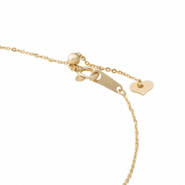 ダイヤモンド K18ネックレス(計0.2カラット/テーパーバケット/ハートモチーフ/ベゼル/4月誕生石)《WPDD3503》