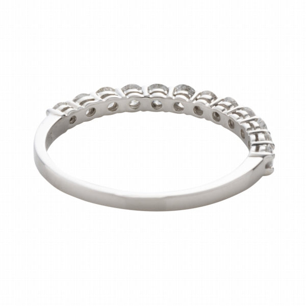 ダイヤモンド プラチナリング(計0.5カラット/ハーフエタニティ/4月誕生石)《WRGD2666》