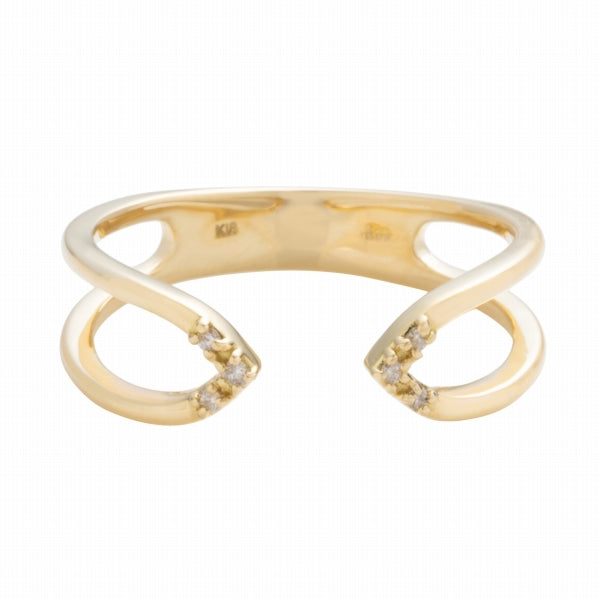 ダイヤモンド K18リング(4月誕生石)《WRGD2981》