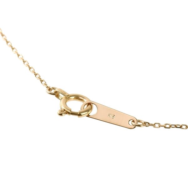 ダイヤモンド K18ネックレス(0.15カラット/Dカラー/SI2UP/3EX(H&C)/一粒/フロートセッティング/4月誕生石/グレーディングレポート付き)《JPDD1436》