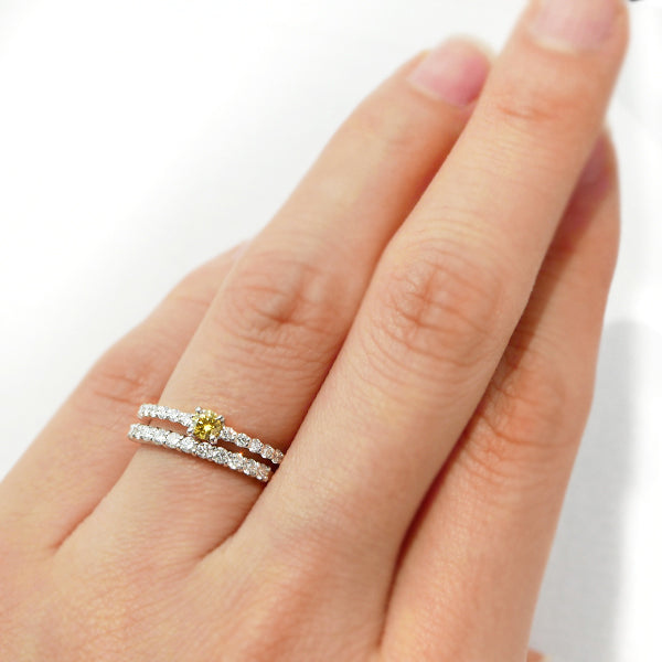 ダイヤモンド プラチナリング(計0.3カラット/ハーフエタニティ/4月誕生石)《WRGD2665》