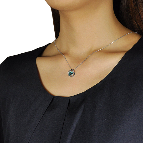 アレキサンドライト プラチナネックレス(クレサンベール/ダンシングストーン/雫モチーフ/6月誕生石)《WPDA2714》