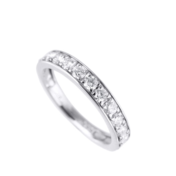 ダイヤモンド プラチナリング(計0.3カラット/ピンキーリング/ハーフエタニティ/4月誕生石)《B03D3135》