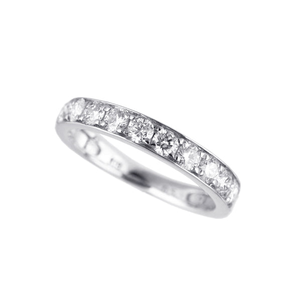 ダイヤモンド プラチナリング(計0.5カラット/ピンキーリング/ハーフエタニティ/4月誕生石)《B03D3138》