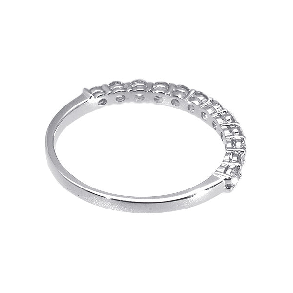 ダイヤモンド プラチナリング(計0.5カラット/ハーフエタニティ/4月誕生石)《WRGD2666》