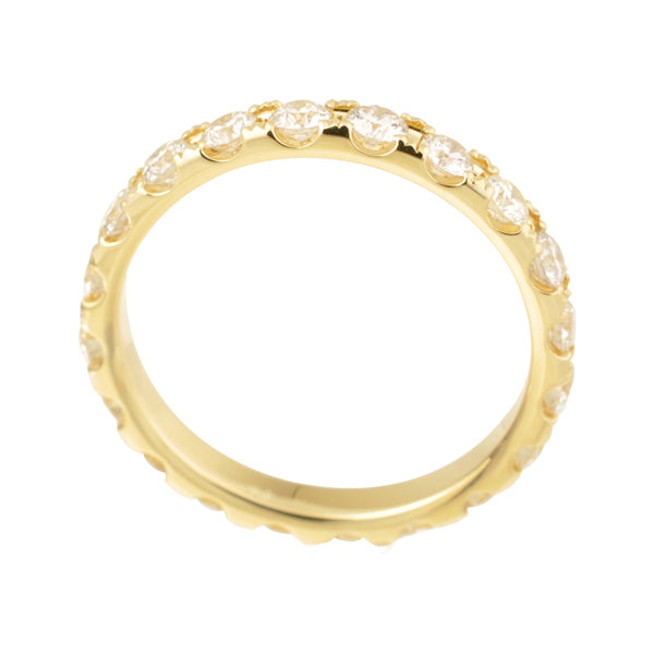 【最終価格¥167,777】ダイヤモンド K18リング(計1.0カラット/フルエタニティ/4月誕生石)《AC260705》