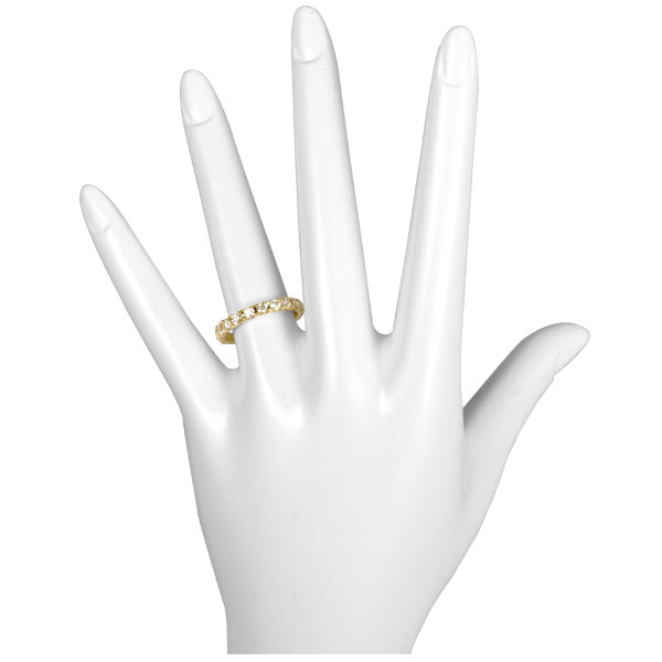 【最終価格¥167,777】ダイヤモンド K18リング(計1.0カラット/フルエタニティ/4月誕生石)《AC260705》
