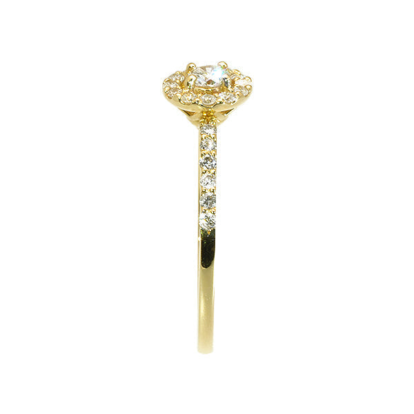 ダイヤモンド K18リング(計0.25カラット/4月誕生石)《WRGD2507》