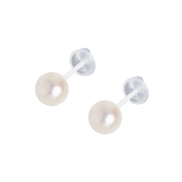 パール セラミックピアス(アコヤ真珠/5.0mm~5.5mm/スタッド/6月誕生石)《WEPQ2689》