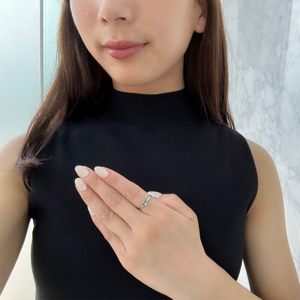 グレースピネル プラチナリング(8月誕生石)《WRGN4160》