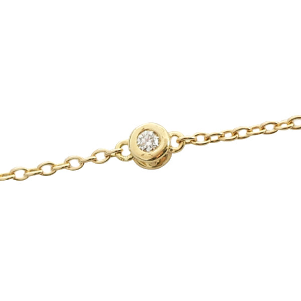 ダイヤモンド K18ネックレス(計0.45カラット/ステーション/ロング/リバーシブル/4月誕生石)《JNKD1223》