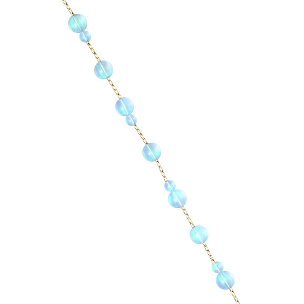 ウォーターオパール K14ネックレス(クレサンベール/10月誕生石)《JNKW1627》