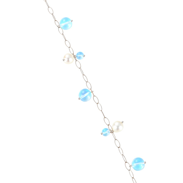 ウォーターオパール K14ネックレス(クレサンベール/10月誕生石)《JNKW1628》