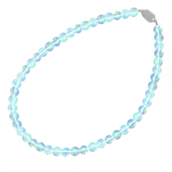 ウォーターオパール シルバーネックレス(クレサンベール/10月誕生石  