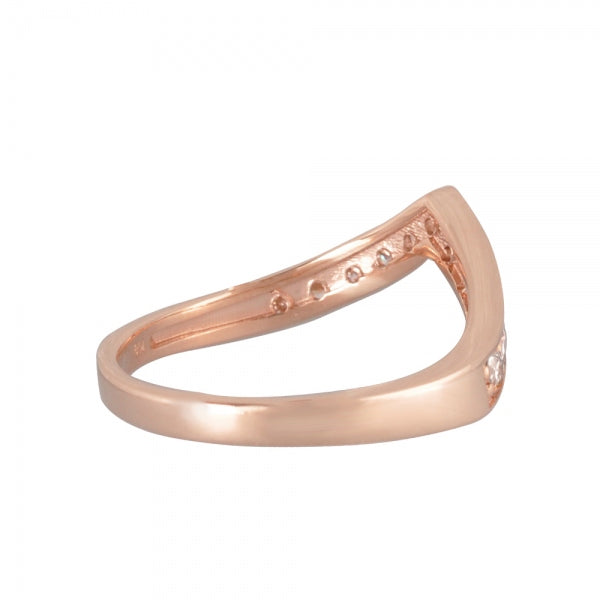 ダイヤモンド K18リング(計0.3カラット/シャープ/4月誕生石)《WRGD3266》