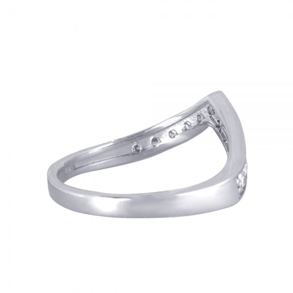 ダイヤモンド K18リング(計0.3カラット/シャープ/4月誕生石)《WRGD3264》