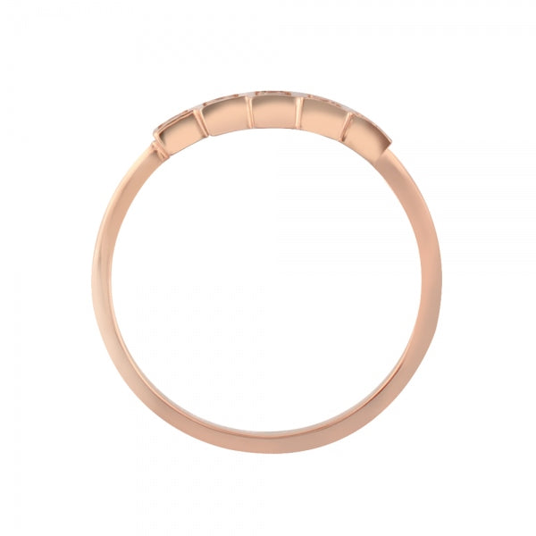 ダイヤモンド K18リング(計0.3カラット/タイル/4月誕生石)《WRGD3269》