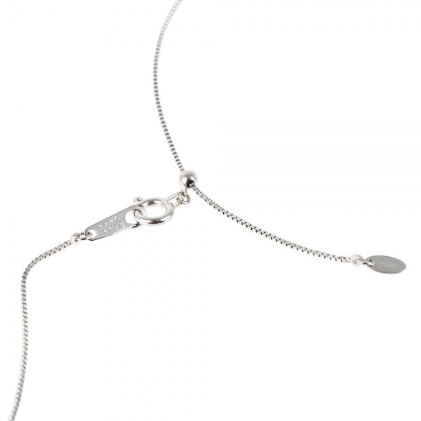 ブルーサファイア/ダイヤモンド プラチナネックレス(クレサンベール/ペアシェイプ/取り巻き/9月誕生石)《WPDS4102》